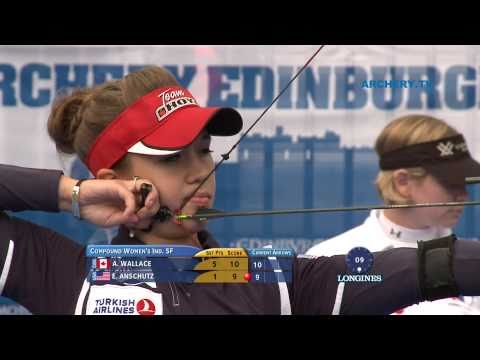 Ashley Wallace v Erika Jones – compound women semifinal | Edinburgh 2010 Archery World Cup Final