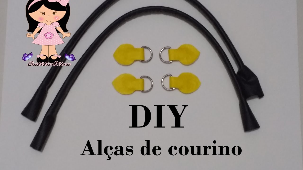 Watch Now Como fazer alças de bolsa de courino Como fazer alças de bolsa de courino