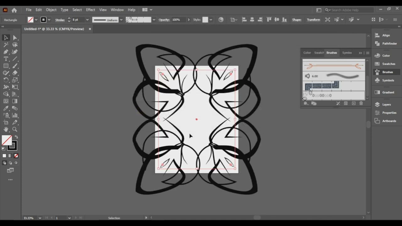 Adobe Illustrator Tutorial - How to Make a Custom Border in less than 15 Minutes