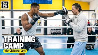 Day In The Life: Anthony Joshua TRAINING WITH Oleksandr Usyk for Kristian Prenga Fight!