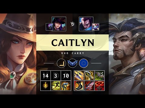 Caitlyn ADC vs Yasuo - EUW Diamond Patch 25.10