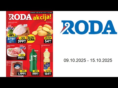 Roda katalog - Nedeljni katalog - 09.10.-15.10.2025