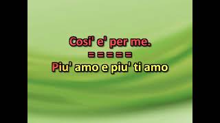 Pooh - Più amo più ti amo (rarità) - KARAOKE