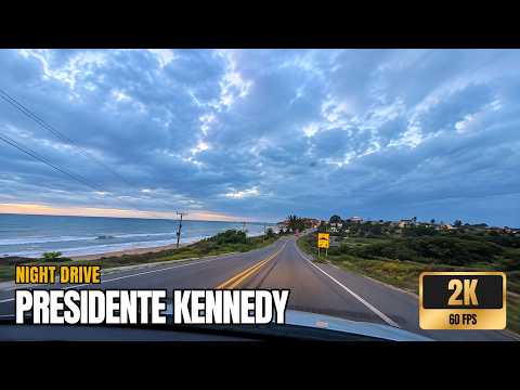 Night Drive to Presidente Kennedy Through Rain and Darkness | ES-162 / ES-060 | Drive POV 26/08/2026