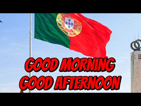 LEARN how to great throughout the day in PORTUGUESE!
