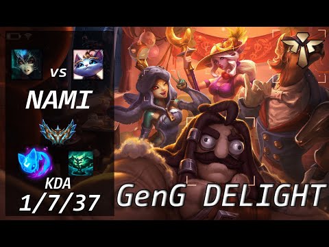 【GenG Delight】 NAMI vs YUUMI - KR Challenger Patch 13.10