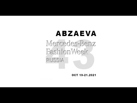 ABZAEVA MBFW RUSSIA 43 (oct 2021) - full show | DNMAG