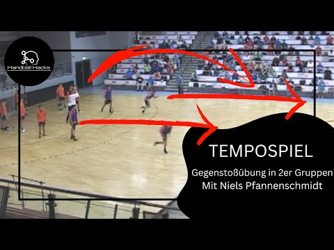 GEGENSTOß in 2er Gruppen - Tempospiel & Umschaltverhalten verbessern