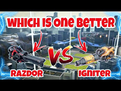 [WR]🔥 Razdor VS Igniter Weapon Comparison |War Robots|