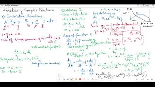 msc Kinetics of complex reactions