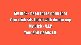 My Dick - Mickey Avalon Lyrics