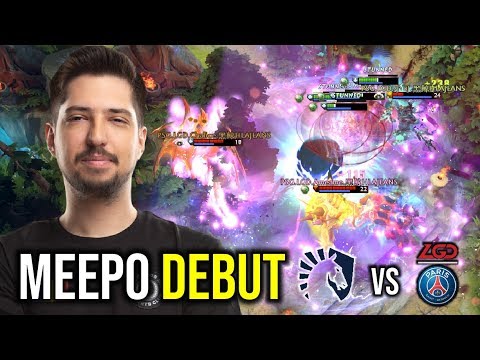 LEGENDARY MEEPO..!! W33 Debut Meepo Epicenter Major with Team Liquid 7.22c | Dota 2