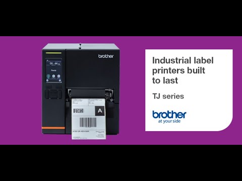 Image of Brother TJ Series Industrial label printer video thumbnail