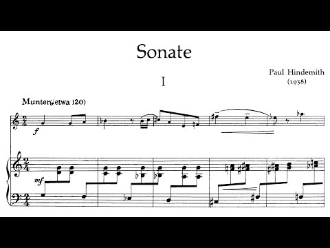 Paul Hindemith - Sonata for Oboe and Piano (1938)