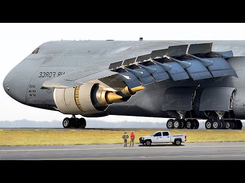 US Largest Military Plane in Action During Intense Flight Operations