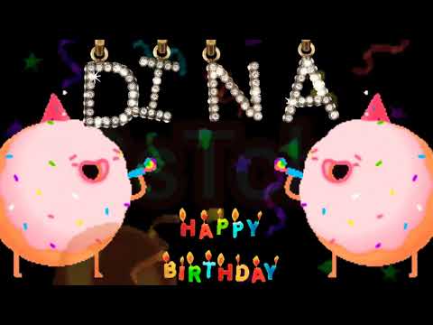 Dina Happy Birthday Status | HBD | Birthday Song | Birthday Wishes | Birthday Card