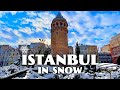 ISTANBUL IN SNOW Things To Do In Winter Istiklal Dolmabahçe Turkey Travel Vlog Europe Travel