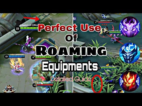 Make Use of Roaming items Perfectly| Detailed Guide|Easy to understand| Mobile Legends|