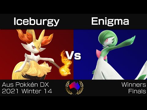 Aus Pokkén DX 2021 Winter 14 - Winners Finals: Iceburgy (Braixen, Gengar) vs. Enigma (Gardevoir)