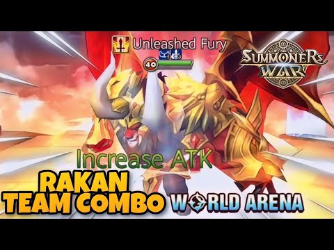 Rakan Team Combo in World Arena - Summoners War