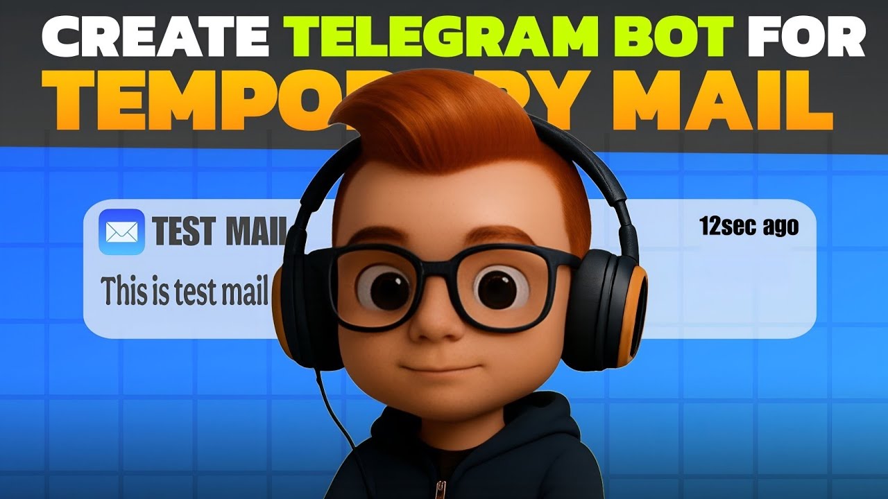 Make Your Temporary Mail Generator Telegram Bot 📧