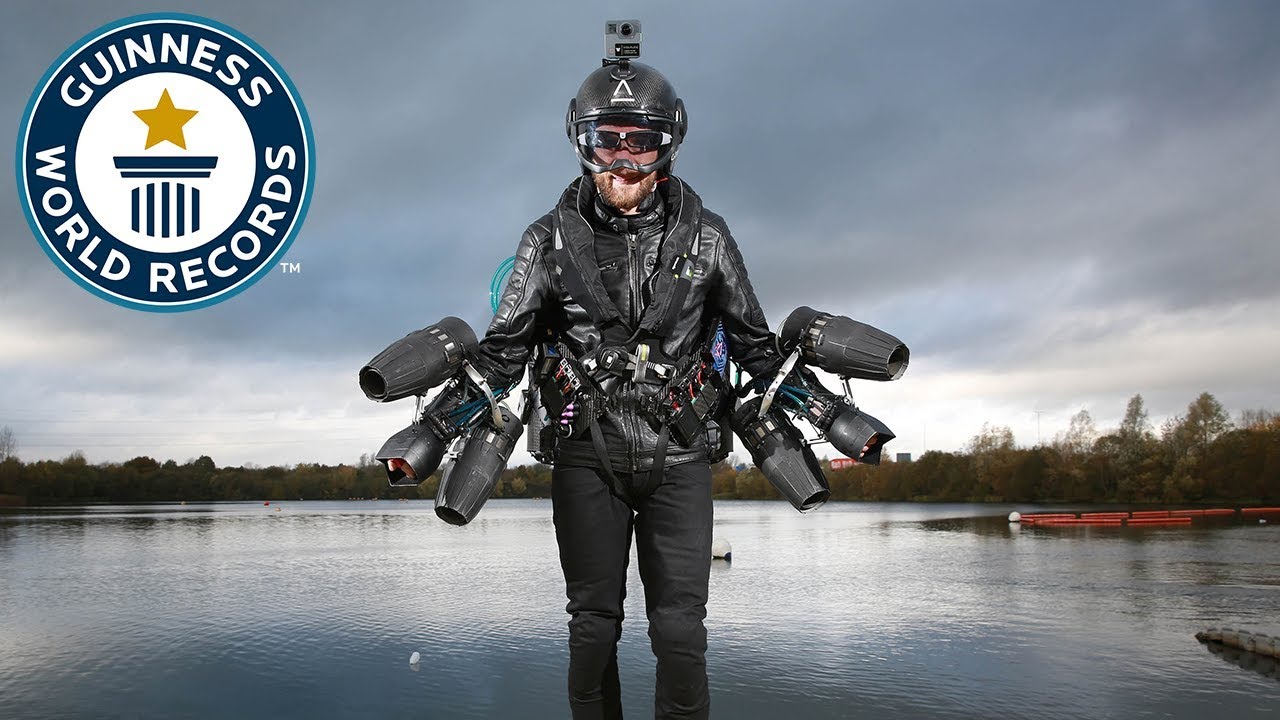 Real life Iron Man sets new flight speed record - Guinness World Records Day thumnail