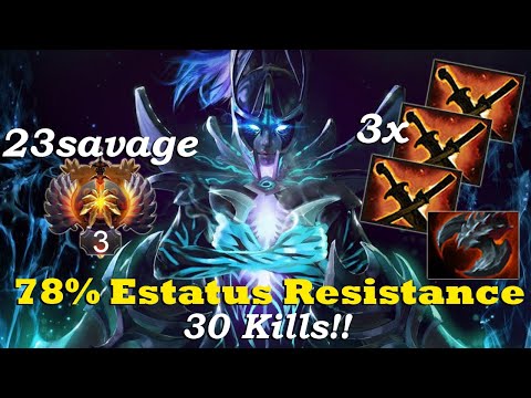 Fnatic 23savage / Phantom Assassin SafeLane 7.22h - Dota 2