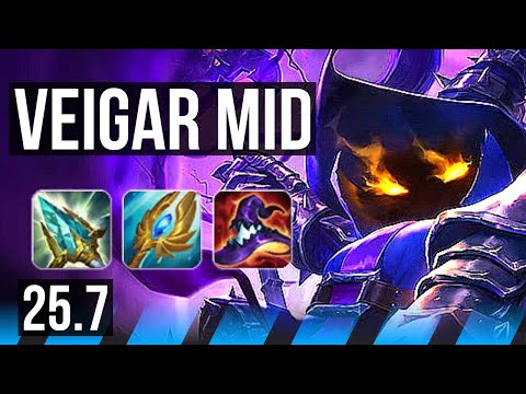 VEIGAR vs VIKTOR (MID) | Legendary, 500+ games | EUW Master | 25.7