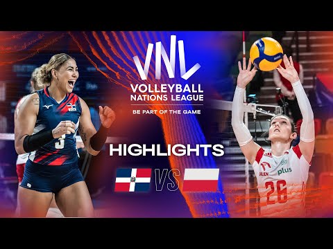 🇩🇴 DOM vs. 🇵🇱 POL - Highlights Week 2 | Women's VNL 2023