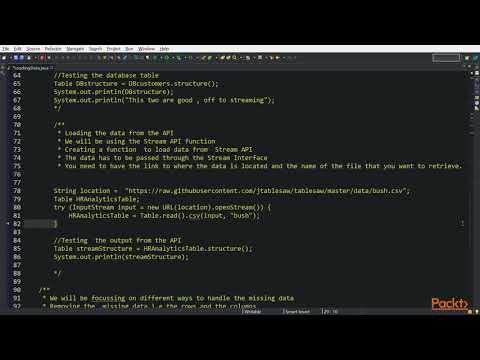 Hands On Data Science with Java Loading Data from Different Sources | packtpub com