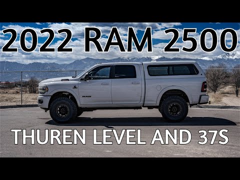 2022 Ram 2500 with Thuren Leveling Kit and 37s!