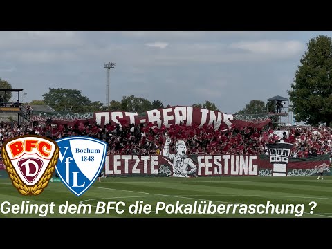 BFC Dynamo - VfL Bochum | Choreo, rote Karte und packender Pokalfight im ausverkauften Sportforum