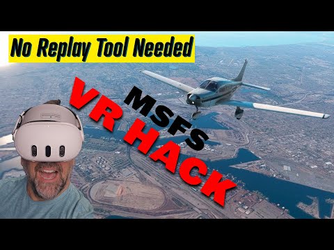 No Replay Tool Needed! My Simple VR Trick for MSFS External Footage