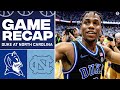 Duke HOLDS OFF UNC On The Road For Big ACC Win [FULL GAME RECAP] I CBS Sports