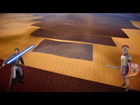 20,000,000 ROMAN GENERALS vs 500,000 JEDI KNIGHTS | Ultimate Epic Battle Simulator 2