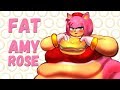 Amy Rose Sonic The Hedgehog As Fat Parody