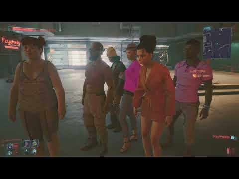 Cyberpunk 2077 "next gen" crowd reactions