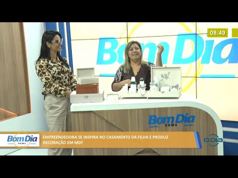 Empreendedora se inspira no casamento da filha e produz decoracão em mdf 23 08 2021