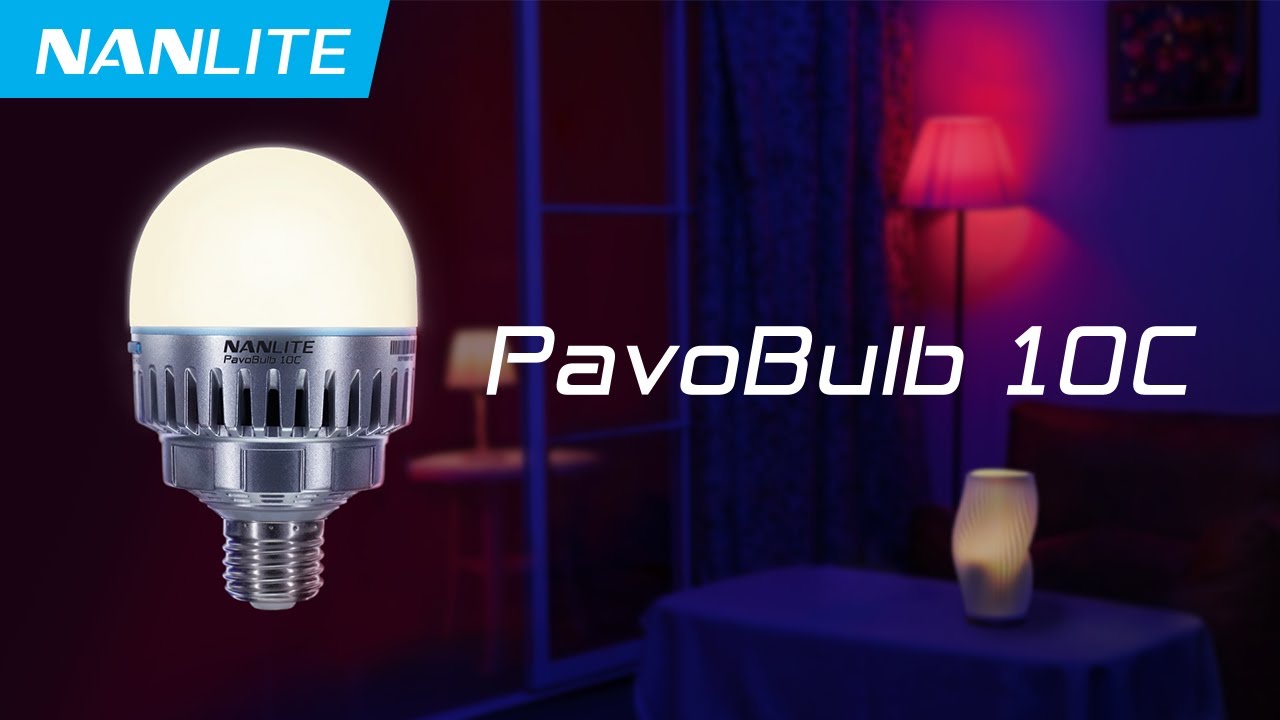 Nanlite Lumière continue PavoBulb 10C 4KIT