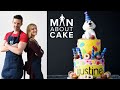 IJustine DREAM Birthday Cake Collab With Man About Cake Sculpted Dog Cake Topper