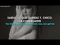 Taylor Swift - So High School // Lyrics + Español