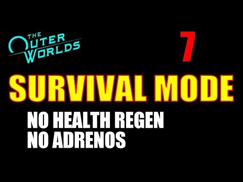 Outer Worlds Survival Mode Walkthrough NO HEALTH REGEN, NO ADRENOS - Part 7, Agreeable
