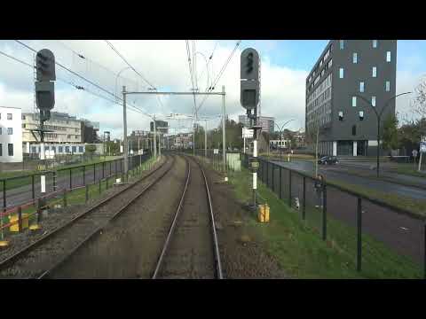 Train cab ride; Almelo; via track 207 (20241027)