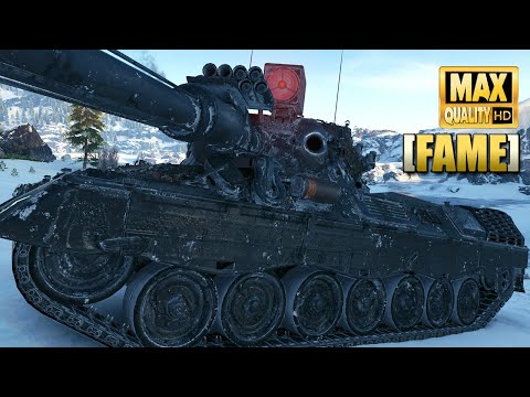 Leopard 1: Excellent game on Glacier - World of Tanks