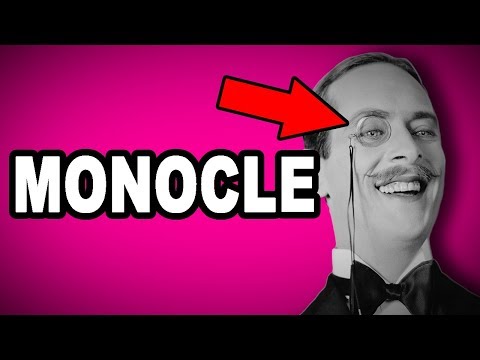 👁️ Learn English Words: MONOCLE - Meaning, Vocabulary with Pictures and Examples