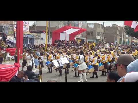 Colegio Santa María de Jesús, desfile escolar 2026. Santa Anita. 