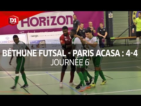 J6 : Béthune Futsal - Paris ACASA (4-4), le résumé