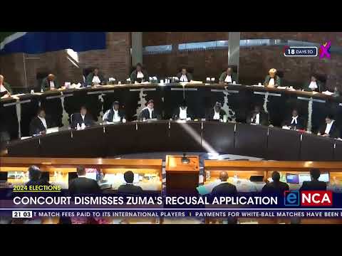 Concourt dismisses Zuma's recusal application
