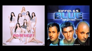 Girls' Generation(소녀시대) Forever 1 x Blue (Da Ba Dee) Mashup - Music Video