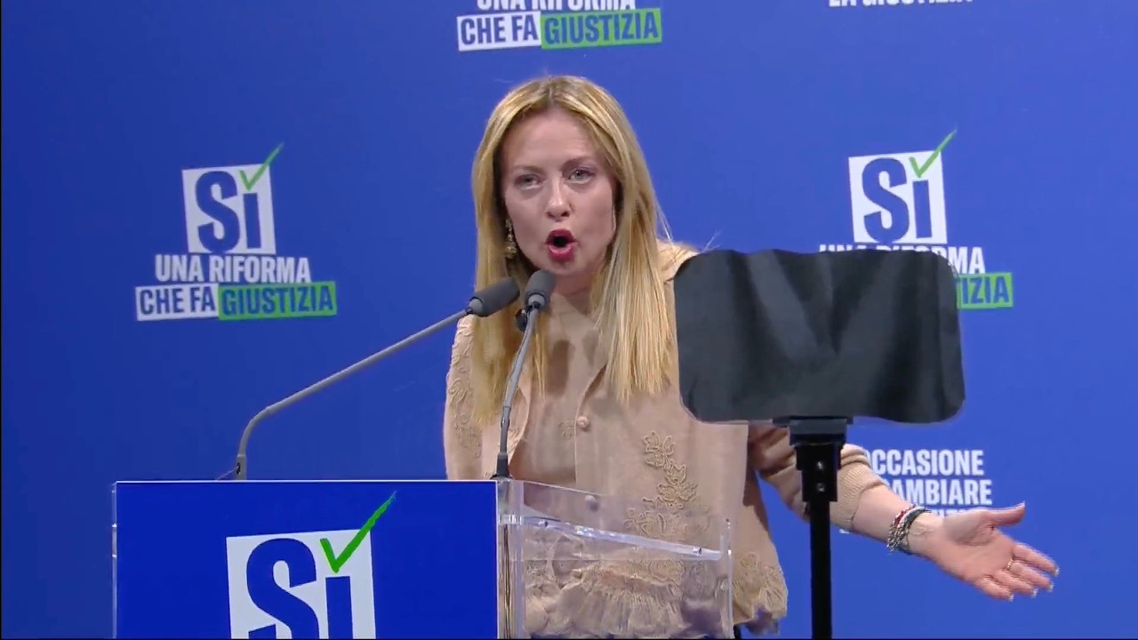 MELONI: "I MAGISTRATI CHE MI HANNO GIUDICATA ERANO SORTEGGIATI: PERCHÉ PER IL CSM NON VA BENE?"